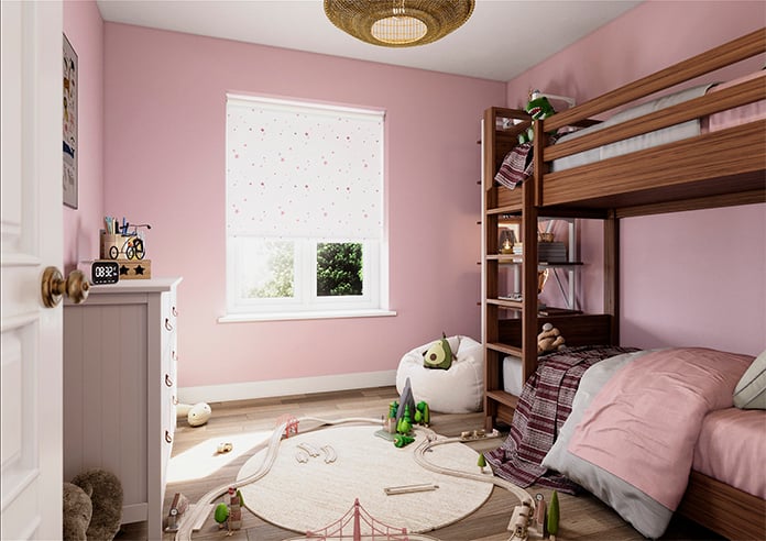 Laura Ashley Painterly Stars, Pink - Roller Blind - Image 7